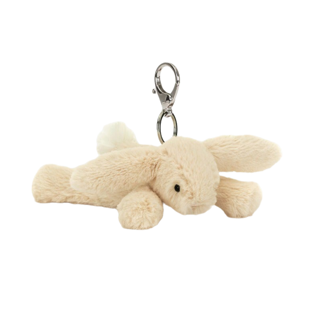 Móc Khóa Jellycat Smudge Rabbit Màu Kem - Duy Hoang