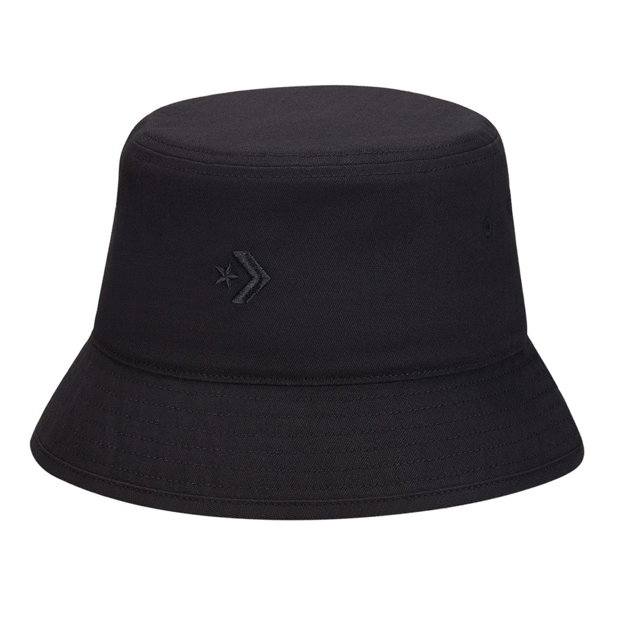 Mũ Converse Herringbone Bucket Hat - 10023837-A02 Màu Đen - Duy Hoang