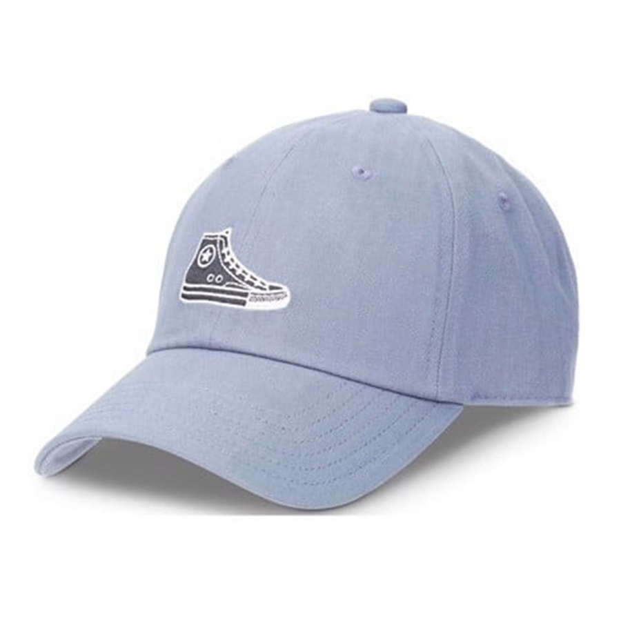 Mũ Converse High Top Sneaker Patch Baseball Hat - 10023501-A07 Màu Xanh Blue - Duy Hoang
