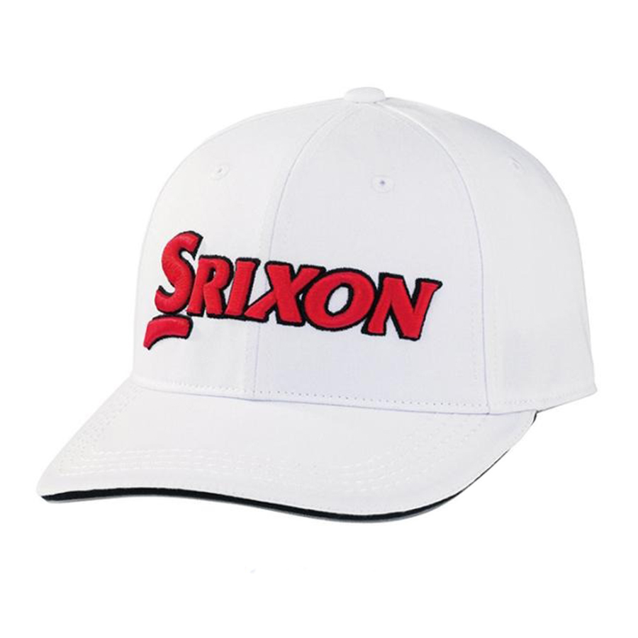 Mũ Dunlop Srixon Golf Hat SMH3130X Màu Trắng Đỏ - Duy Hoang