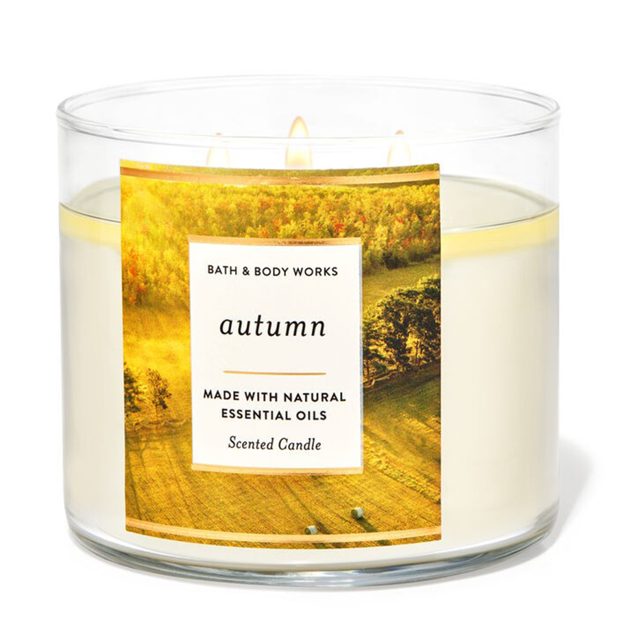 Nến Thơm Bath & Body Works Autumn 3-Wick Candle 411g - Duy Hoang