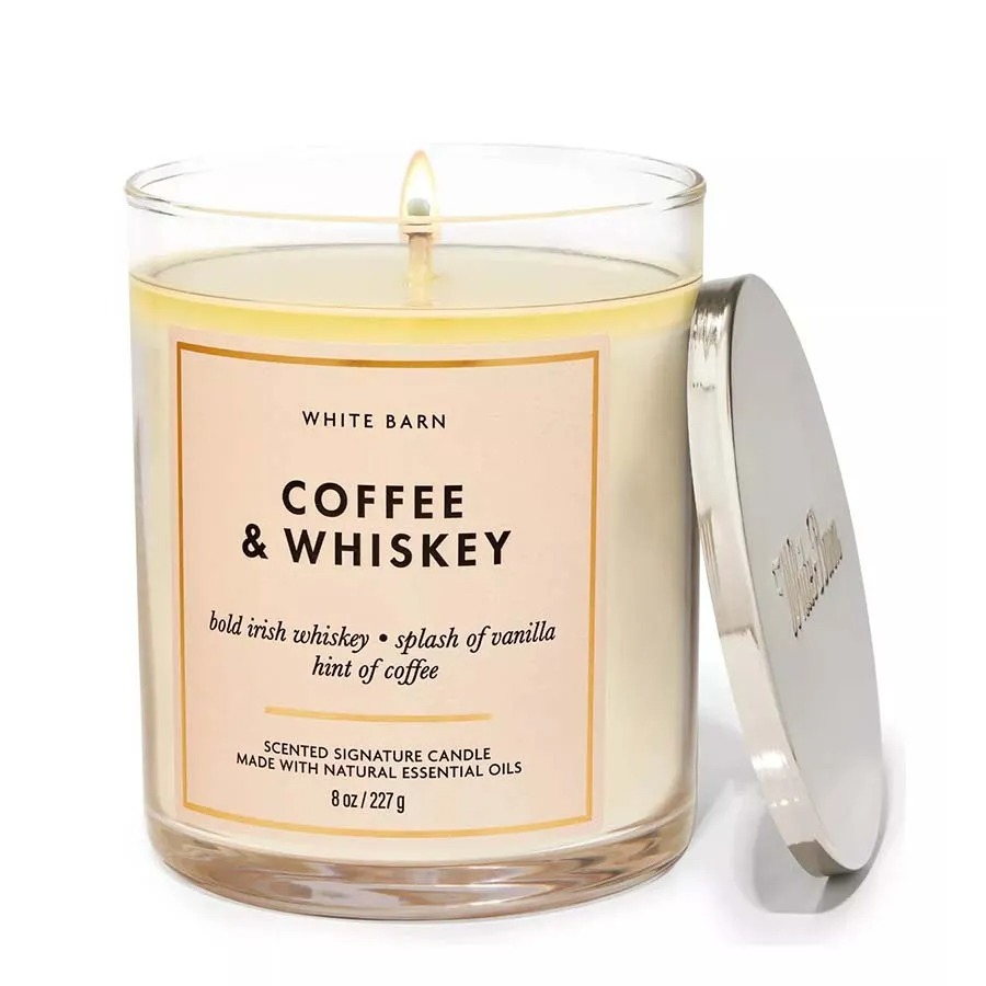 Nến Thơm Bath & Body Works Coffee & Whiskey Single Wick Candle 227g - Duy Hoang