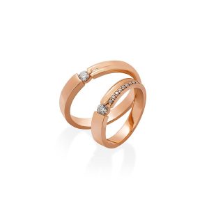 Nhẫn Cưới Jemmia Diamond Moissanite 14K NC2021061957 Màu Vàng (Giá Chưa Bao Gồm Đá Chủ) - Duy Hoang