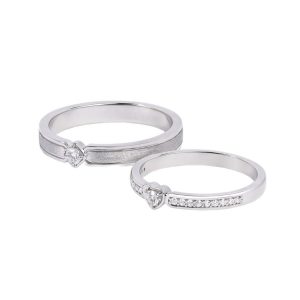 Nhẫn Cưới Morina C5161 Màu Vàng Trắng - Duy Hoang