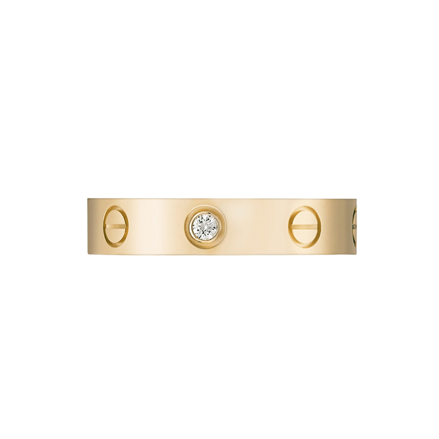 Nhẫn Nữ Jewery Luxury Love 1 Diamond B4056100 Màu Vàng Gold Size 10 - Duy Hoang