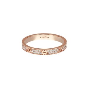 Nhẫn Nữ Jewery Luxury Love Ring Small Model B4218100 Màu Vàng Hồng Size 49 - Duy Hoang