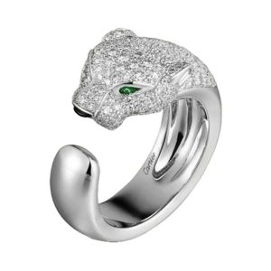 Nhẫn Nữ Jewery Luxury Panthère De Cartier Ring Màu Vàng Trắng - Duy Hoang