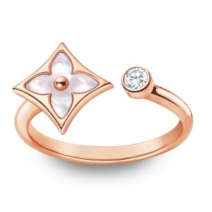 Nhẫn Nữ Jewery Luxury Color Blossom Mini Star Q9S80H Màu Vàng Hồng - Duy Hoang