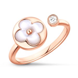 Nhẫn Nữ Jewery Luxury Color Blossom Mini Sun Q9L68I Màu Vàng Hồng - Duy Hoang