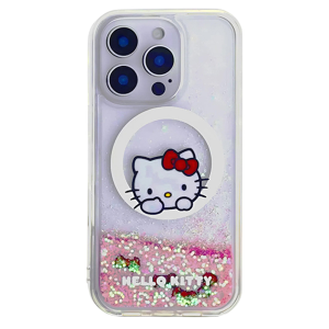 Ốp Điện Thoại Guess Hello Kitty Case For iPhone 16 Pro Max 6.9" White Hard Case Màu Hồng - Duy Hoang