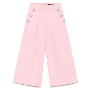 Quần Dài Nữ Balmain Kids Pink Wide Leg Design Girls Pants BW6A70 P0479 511AG Màu Hồng Size 13Y - Duy Hoang