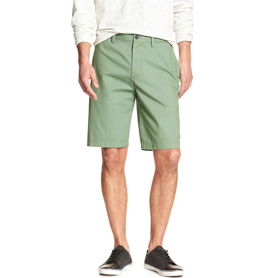 Quần Short Nam Banana Republic Emerson Short Straight Fit Màu Xanh Bơ Size 29 - Duy Hoang