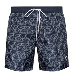 Quần Shorts Nam Karl Lagerfeld KL21MBM12 Màu Xanh Navy Size S - Duy Hoang