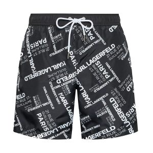 Quần Shorts Nam Karl Lagerfeld KL22MBM09 Màu Đen Size S - Duy Hoang