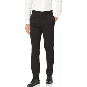Quần Tây Nam Kenneth Cole Reaction Stretch Urban Heather Slim Fit Flat Front Dress Pant Màu Đen - Duy Hoang