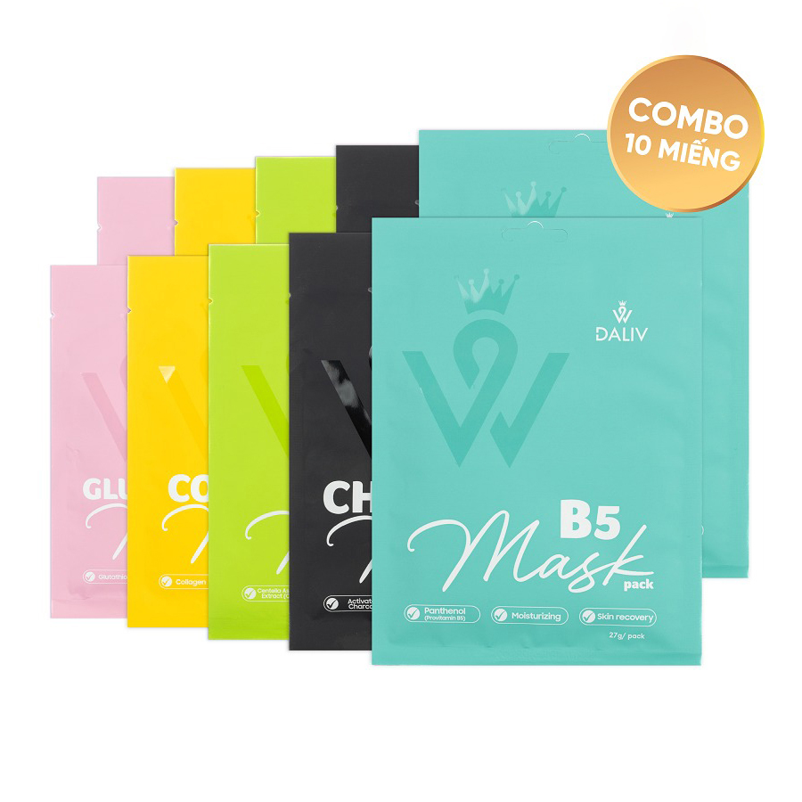 Set 10 Miếng Mặt Nạ Daliv Mask 27g - Duy Hoang