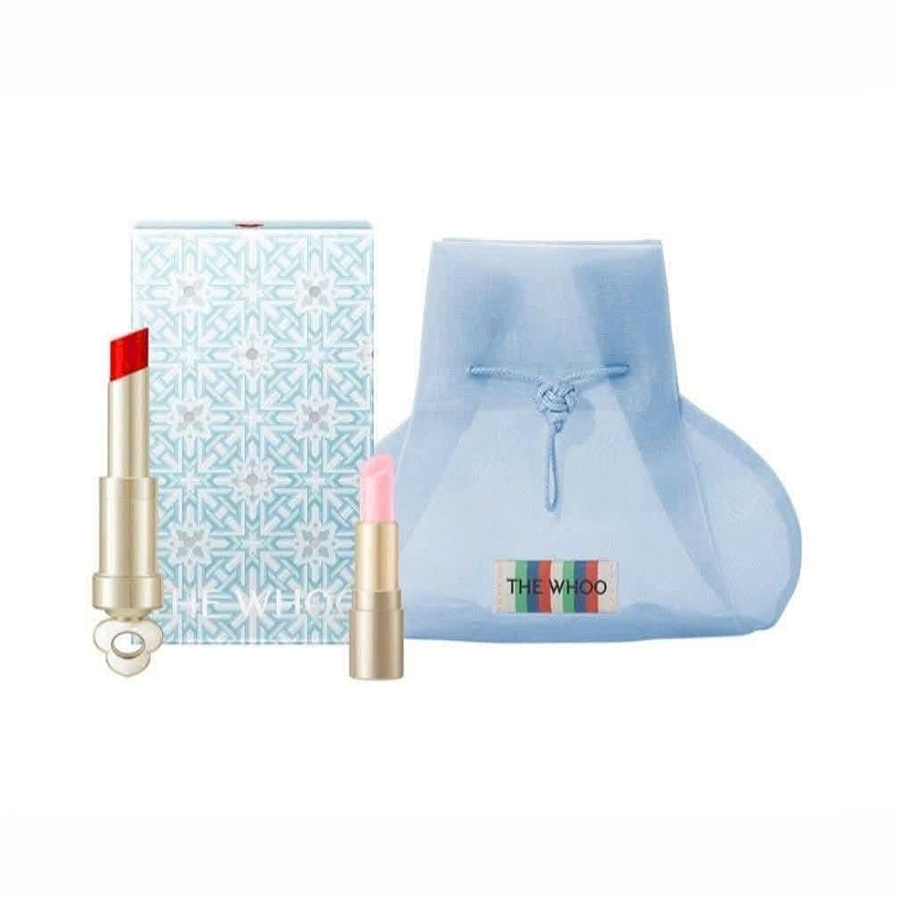Set 2 Son Dưỡng Whoo Ess Lip Glow (39 Mauve Brown + Mini 01 Blush) - Duy Hoang