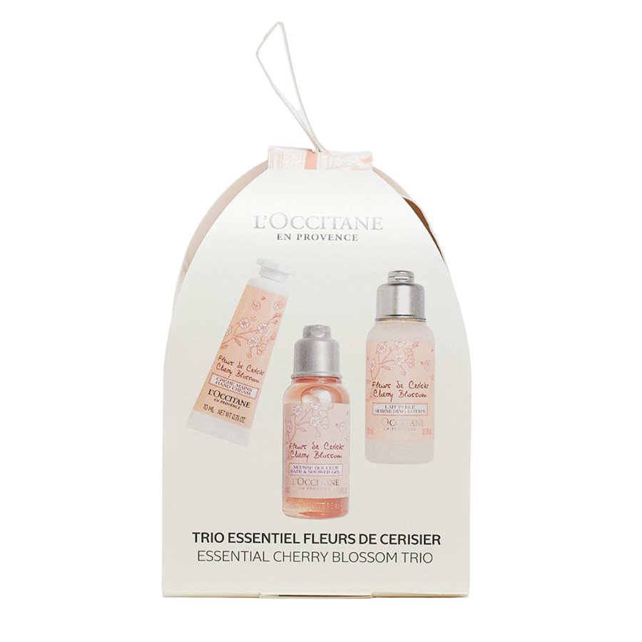 Set Dưỡng Da Body Hương Hoa Anh Đào L'Occitane Cherry Blossom 3 Món Mini - Duy Hoang