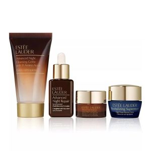 Set Dưỡng Da Estée Lauder Unwrap Your Glow Revitalizing Supreme+ Skincare Starter Gift Set 4 Món - Duy Hoang
