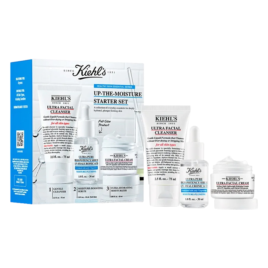 Set Dưỡng Da Kiehl's Up-The-Moisture Skincare Starter Set 3 Món - Duy Hoang