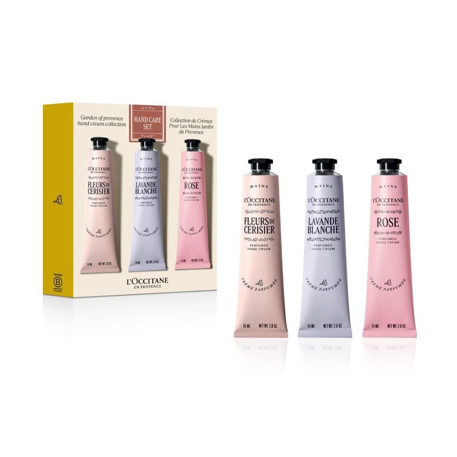 Set Kem Dưỡng Da Tay L'Occitane Hand Cream Garden Of Provence (3 x 75ml) - Duy Hoang