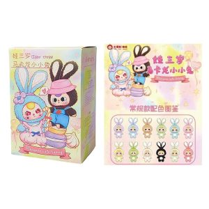 Set Móc Khóa Baby Three Macaron Cute Bunny Series Plush Blind Box Phối Màu - Duy Hoang