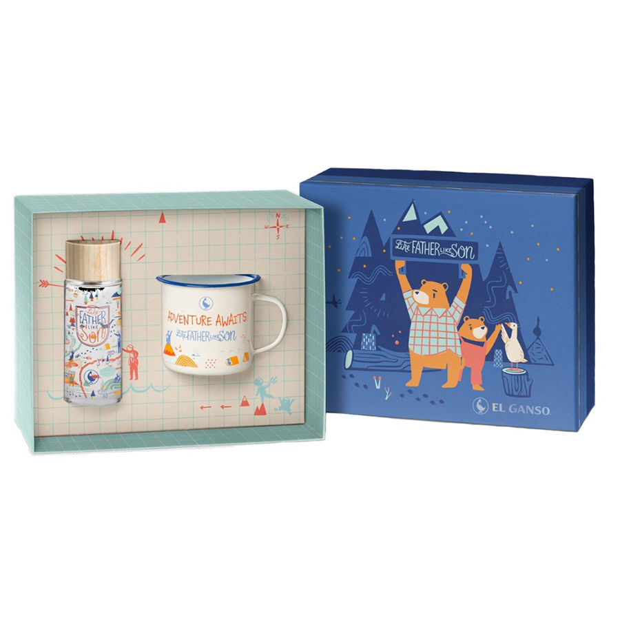 Set Nước Hoa Nam + Cốc El Ganso Like Father Like Son EDT Gift Set 2 Món - Duy Hoang