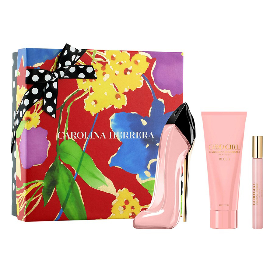 Set Nước Hoa Nữ Carolina Herrera Good Girl Blush EDP 3-Piece Gift Set 3 Món - Duy Hoang