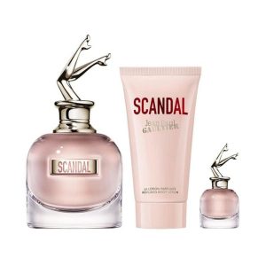 Set Nước Hoa Nữ Jean Paul Gaultier Scandal (EDP 80ml + EDP Mini 6ml + Lotion 75ml) 3 Món - Duy Hoang