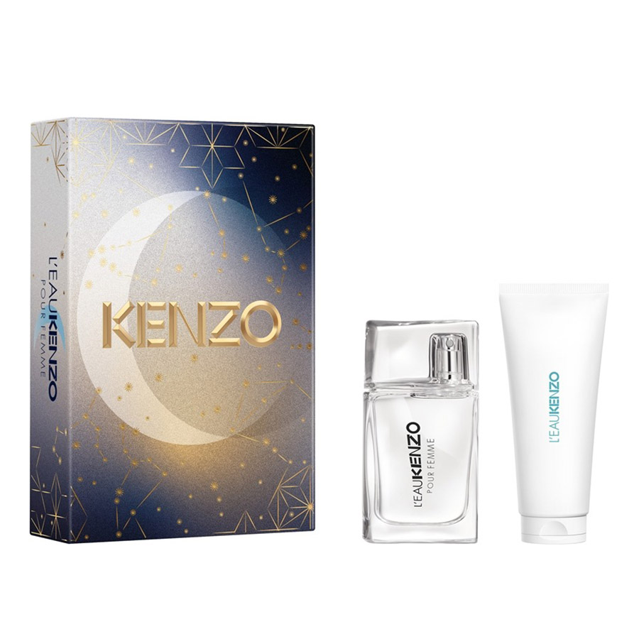 Set Nước Hoa Nữ Kenzo L'eau Par Pour Femme Gift Set (Eau De Toilette 30ml + Body Lotion 75ml) - Duy Hoang