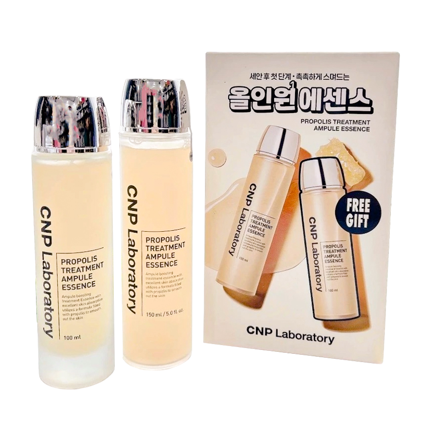 Set Nước Thần Keo Ong CNP Laboratory Propolis Treatment Ampule Essence 2 Món (100ml + 150ml) - Duy Hoang