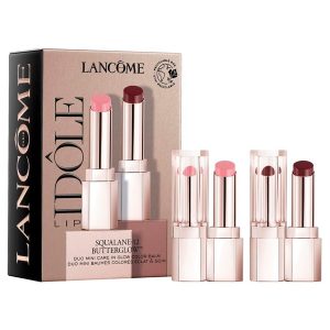 Set Son Dưỡng Lancôme Idôle Butterglow Mini Lip Balm 2 Màu (Màu 10 & 60) - Duy Hoang