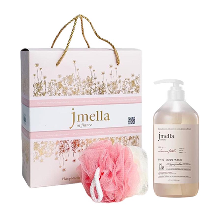 Set Sữa Tắm Cấp Ẩm Mịn Da Jmella In France No.02 Femme Fatale Body Wash - Duy Hoang