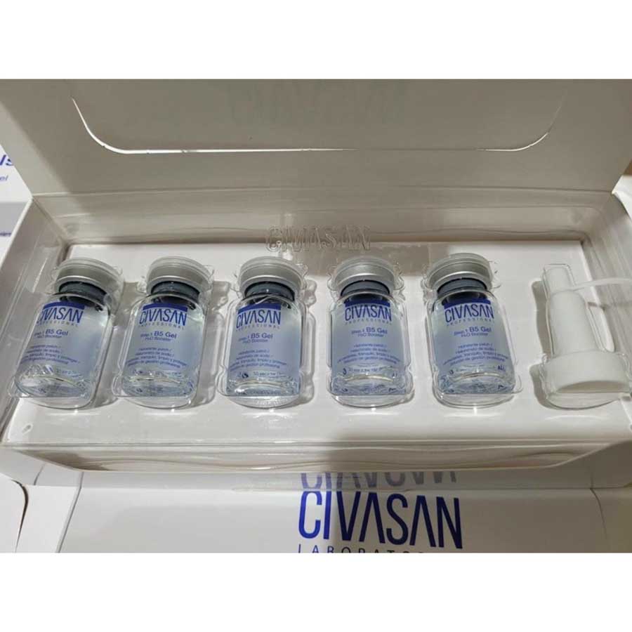 Set Tinh Chất Tái Tạo Phục Hồi Da Civasan Hy + Balsam B5 Gel H2O Booster 5ml x 5 - Duy Hoang