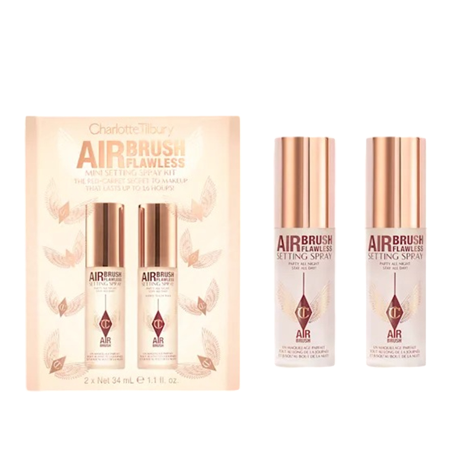 Set Xịt Khóa Nền Charlotte Tilbury Airbrush Flawless Setting (34ml x 2) - Duy Hoang