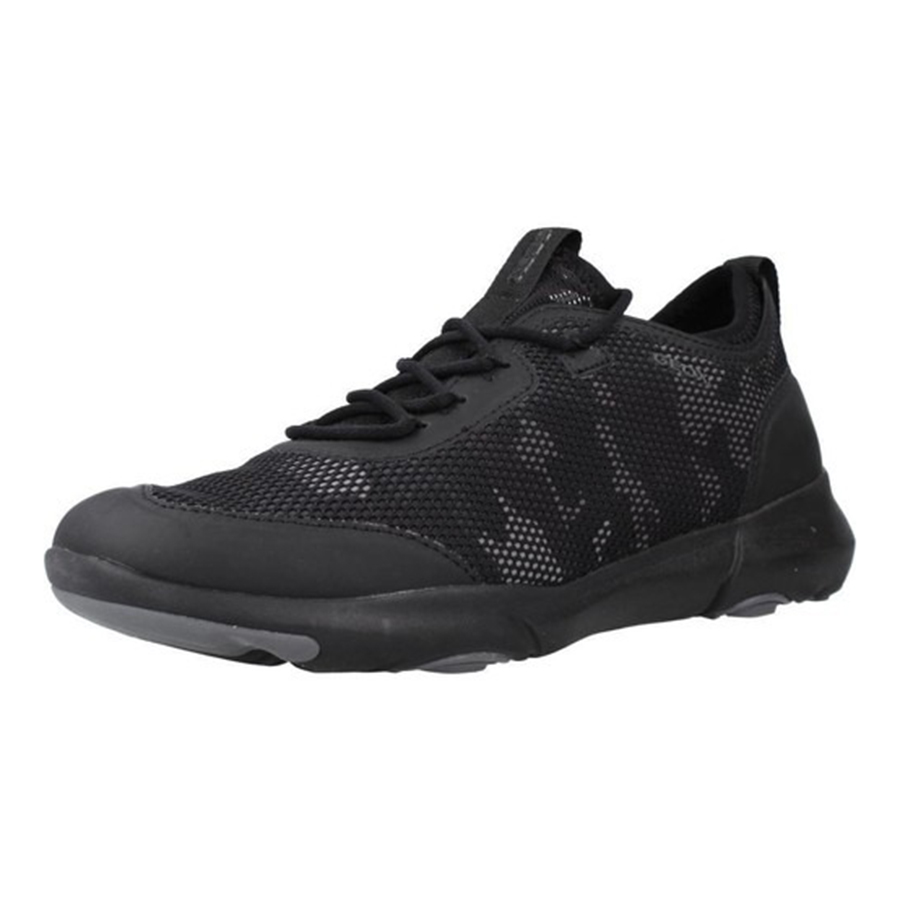 Sneakers Nữ Geox D NEBULA X B PRINT.MESH Màu Đen Phối Xám Size 39 - Duy Hoang
