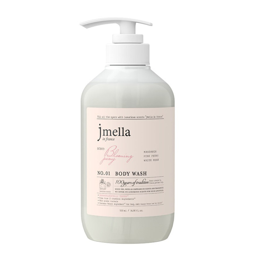 Sữa Tắm Cấp Ẩm Mịn Da Jmella In France No.01 Blooming Peony Body Wash 500ml - Duy Hoang