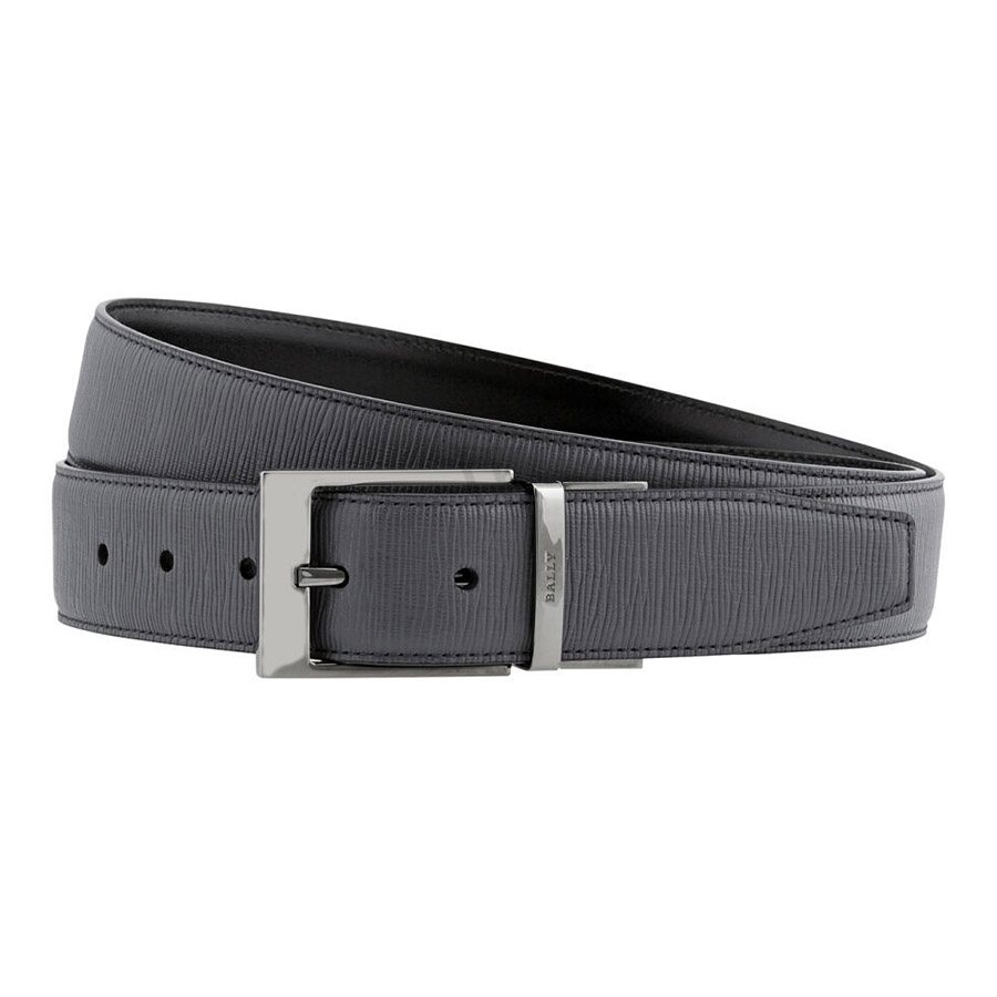 Thắt Lưng Bally Men's Seret Grey Belt Màu Xám 6232330 Size 110 - Duy Hoang