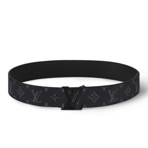 Thắt Lưng Nam Louis Vuitton LV Initiales Belt 40mm M0449Q Black Màu Đen Xám Size 90 - Duy Hoang