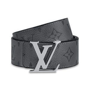 Thắt Lưng Nam Louis Vuitton LV M0285V Initiales Double Sided Belt 40mm Màu Xám Đen Size 90 - Duy Hoang