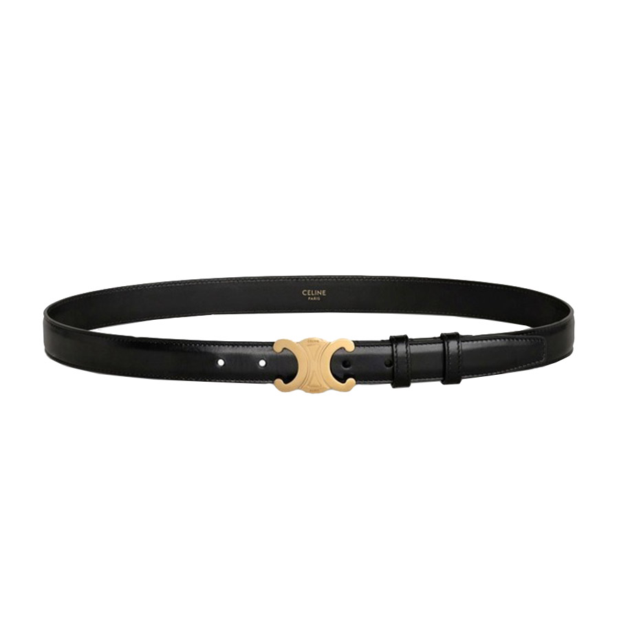 Thắt Lưng Nữ Celine Triomphe Belt In Smooth Calfskin Black Màu Đen Size 80 - Duy Hoang