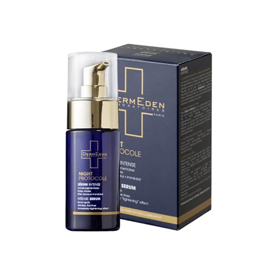 Tinh Chất Hỗ Trợ Trẻ Hóa, Trắng Da Ban Đêm DermEden Night Protocole Intense Serum 30ml - Duy Hoang
