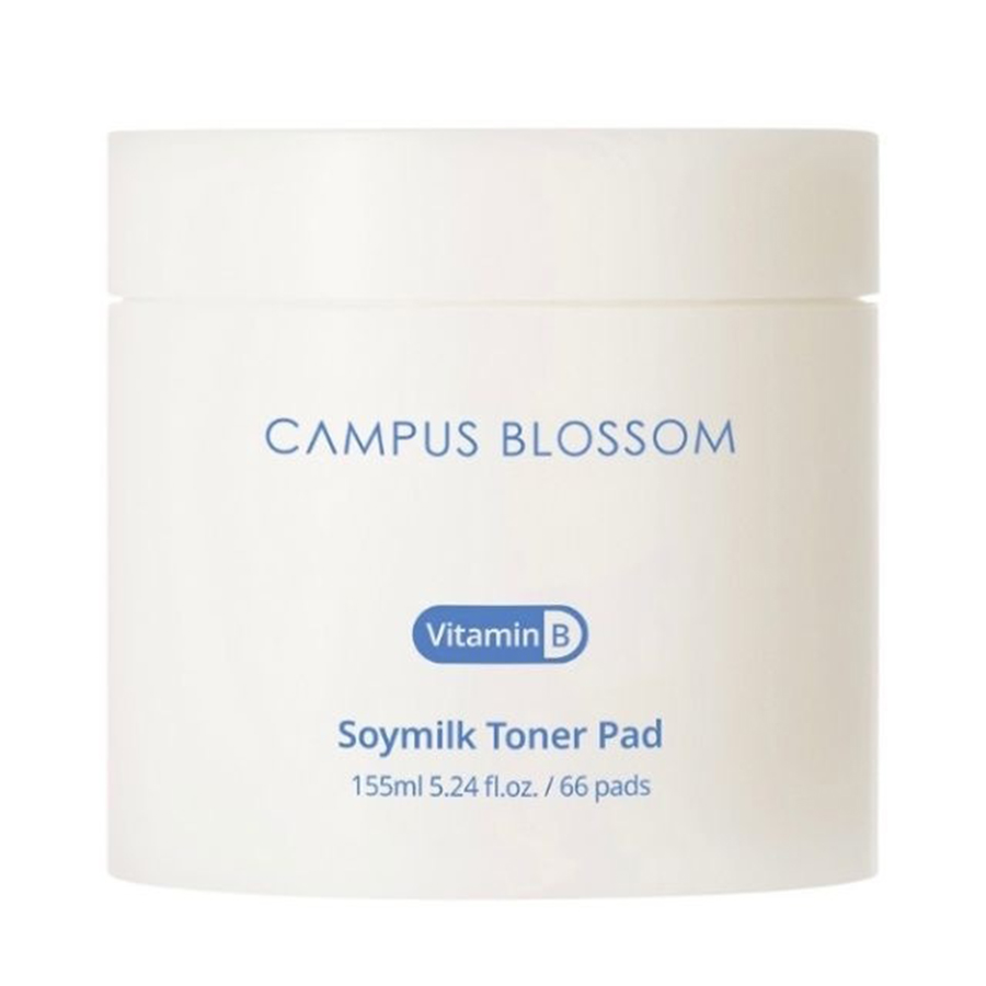 Toner Pad Dưỡng Ẩm Da Campus Blossom Soymilk Toner Pad 66 Miếng - Duy Hoang