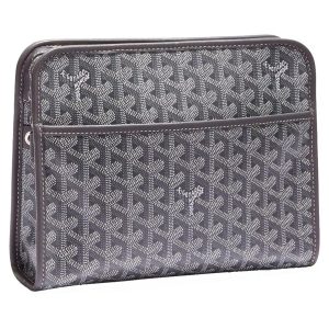 Túi Cầm Tay Goyard Jouvence MM Washbag Màu Ghi - Duy Hoang