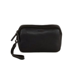 Túi Cầm Tay Nam Gianni Conti 1812109-10 Clutch Màu Đen - Duy Hoang