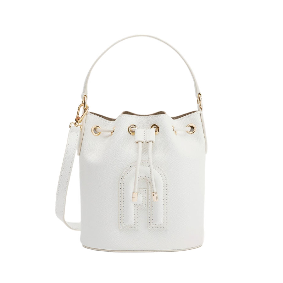 Túi Đeo Chéo Furla Clio 20 Mini Drawstring Bucket Bag Màu Trắng - Duy Hoang