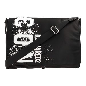 Túi Đeo Chéo Nam Dsquared2 Icon PTM0019 11707314 2124 Màu Đen Họa Tiết - Duy Hoang