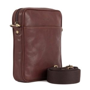 Túi Đeo Chéo Nam Gianni Conti Bag 912154-28 Màu Nâu - Duy Hoang