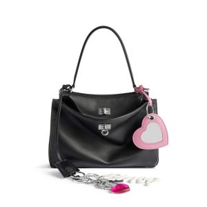 Túi Đeo Chéo Nữ Balenciaga Rodeo Handbag Small With One Charm in Black Màu Đen - Duy Hoang