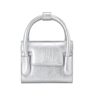 Túi Đeo Chéo Nữ Find Kapoor Marty Bag 12 Crinkled Silver Màu Bạc - Duy Hoang